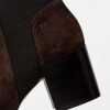 Bota Caña Baja June En Cuero Nobuk Marron