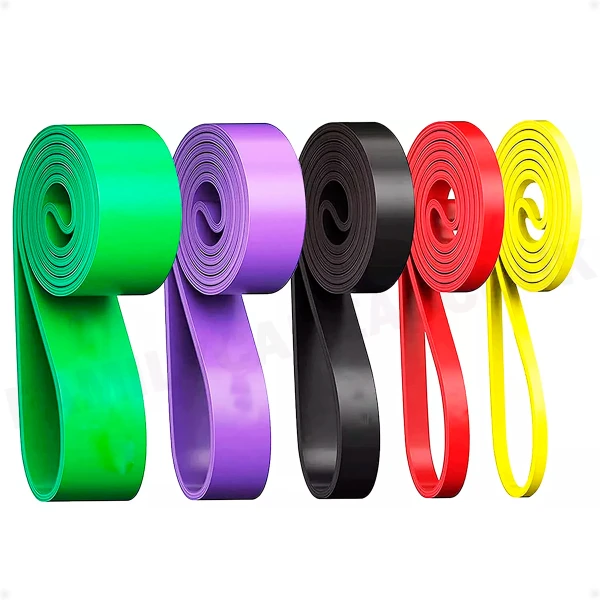 Bandas Elásticas De Resistencia Fitness Pilates x5 Gym Bandas Elásticas De Resistencia Fitness Pilates x5 Gym