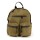 Mochila urbana Canva modelo Rumania en nylon Verde