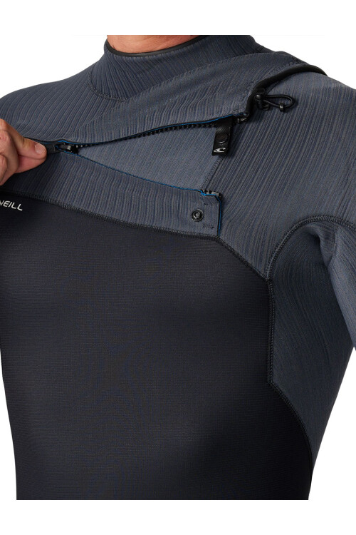Hyperfreak 4/3+ mm - Chest Zip Full Wetsuit Black Graphite