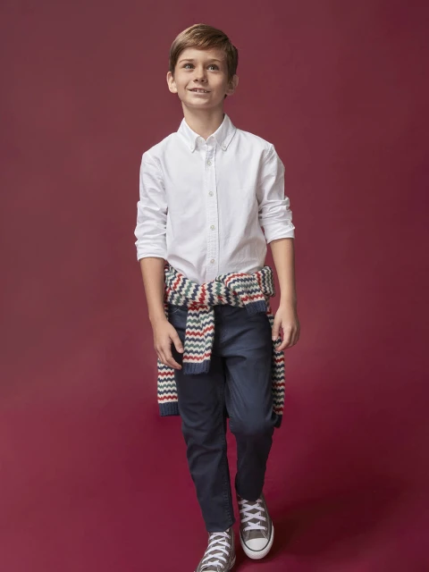 Camisa De Oxford Blanco Optico