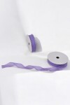 Cinta organza con puntos - 23 mts VIOLETA