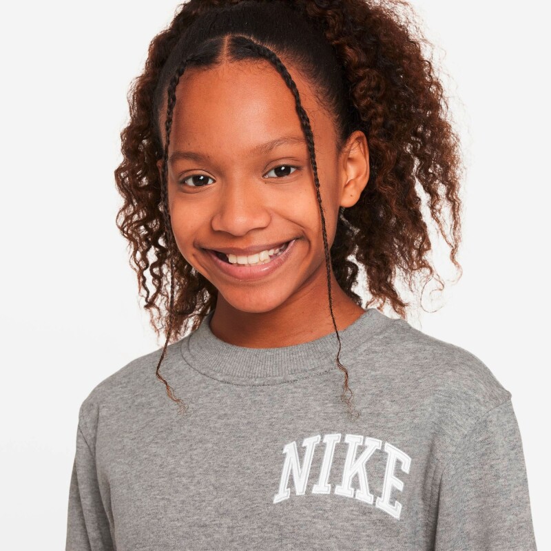 Abrigo Nike Sportswear Club de Niños Gris