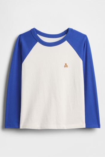 Remera Básica Toddler Niño Royal Gem/White