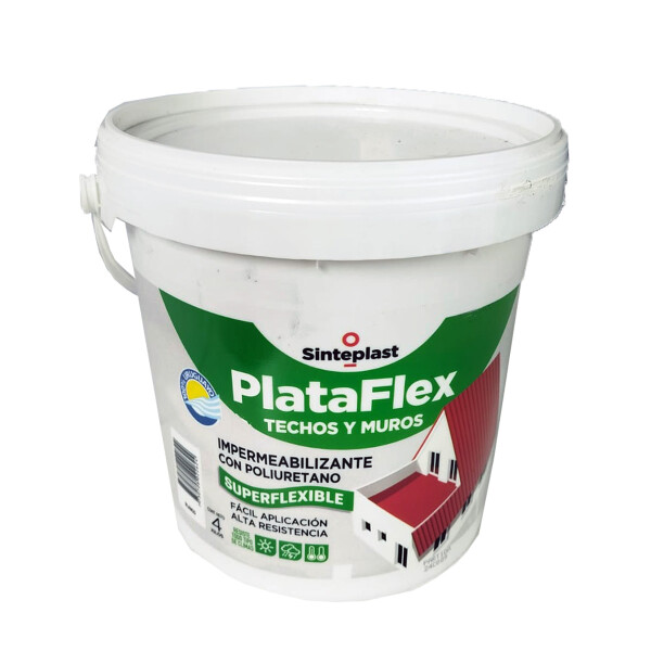 Impermeabilizante flexible PU Plataflex 4kg Impermeabilizante flexible PU Plataflex 4kg