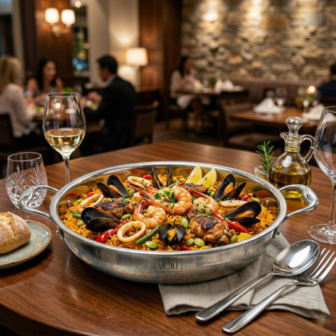 Sarten Paellera 35 cm de Acero Inoxidable 18/10 Volf Sarten Paellera 35 cm de Acero Inoxidable 18/10 Volf