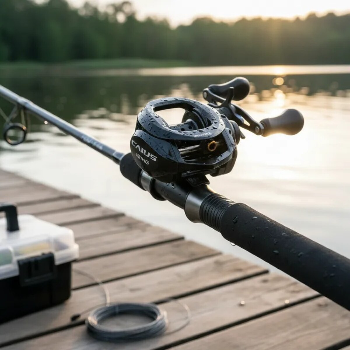 Caña Shimano Caius + Reel Shimano Caius 2,05 Mts 