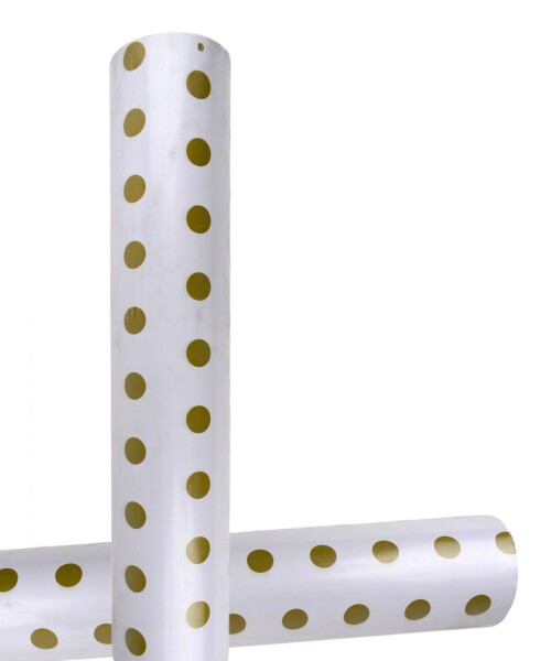 Papel Regalo Bobina 60cm x 100mts GOLDEN DOTS