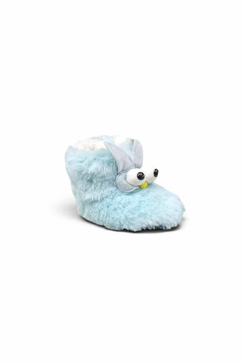 PANTUFLA BEBE PELUDITA Celeste
