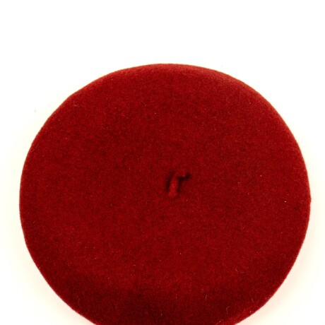 Boina Castor paño de niño Bordo