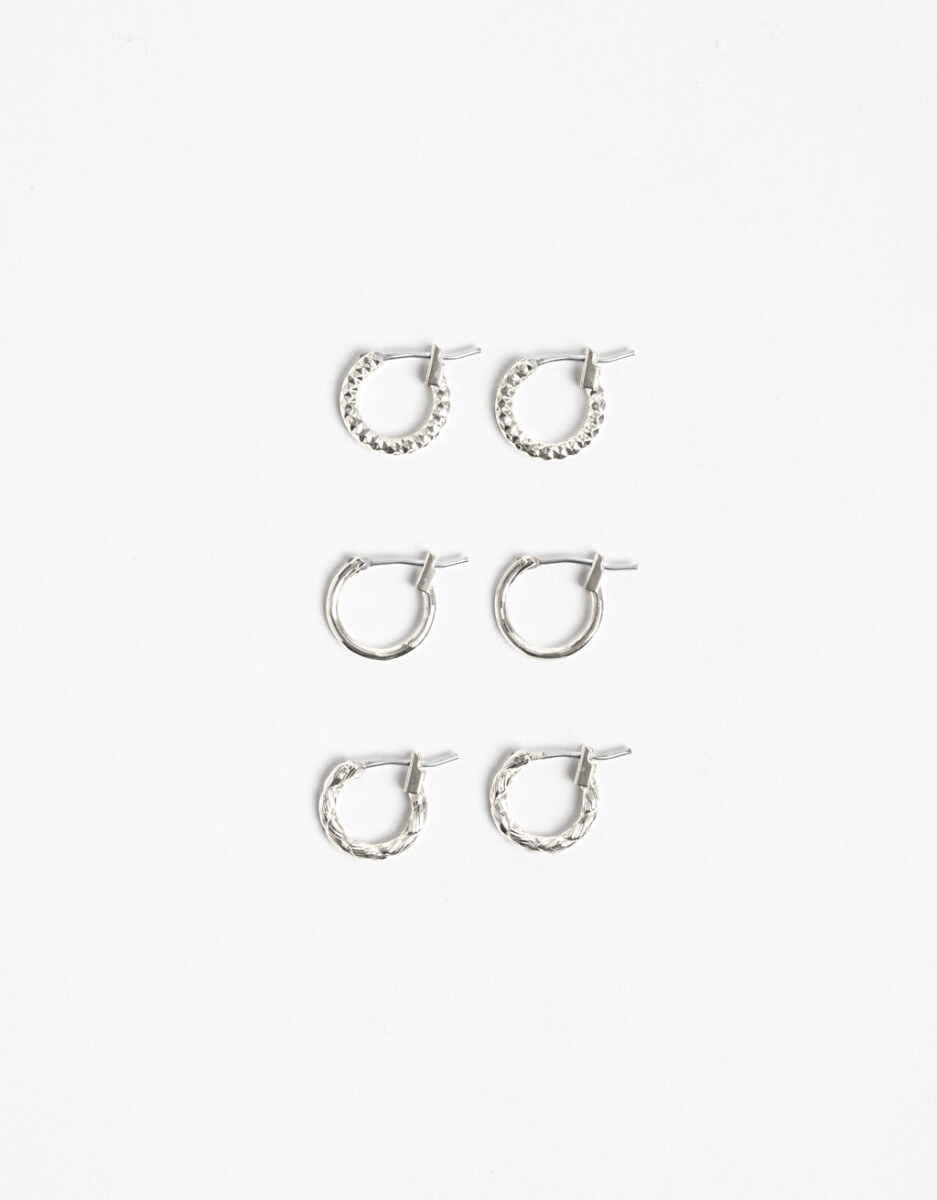 Argolla Set Metal Delicado 