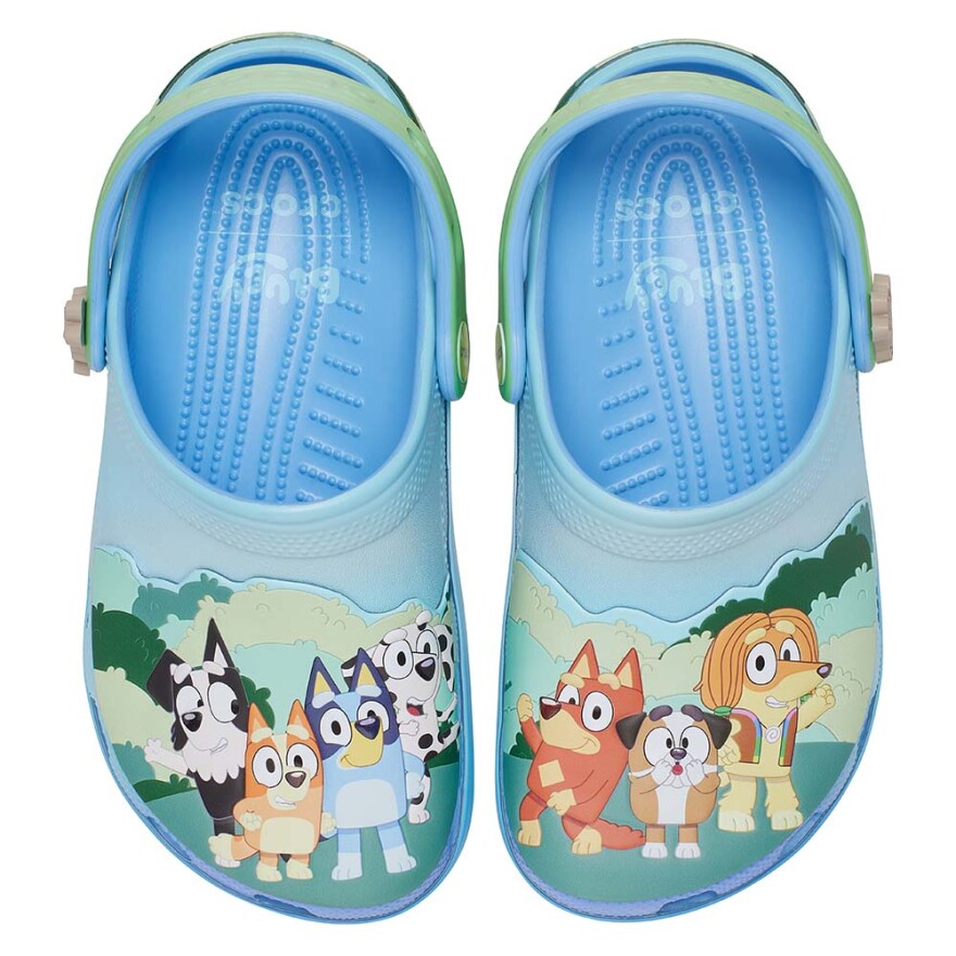 Crocs Bluey Multi Classic Clog T - Niños Multi