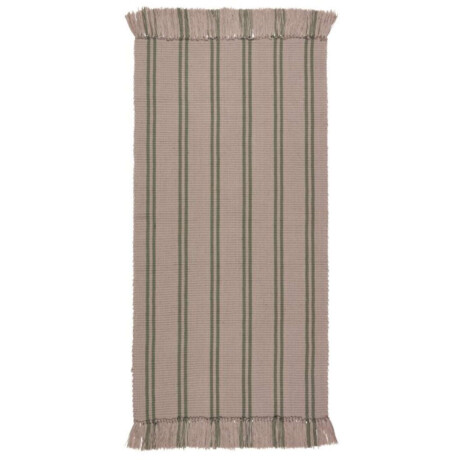 Alfombra HEISTARR 70x140 sand/oliva osc peso: 1.52