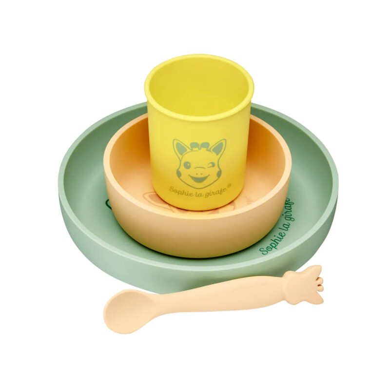 Set de comida de silicona Sophie La Girafe Set de comida de silicona Sophie La Girafe