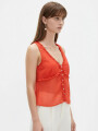 Musculosa Salen Rojo Anaranjado
