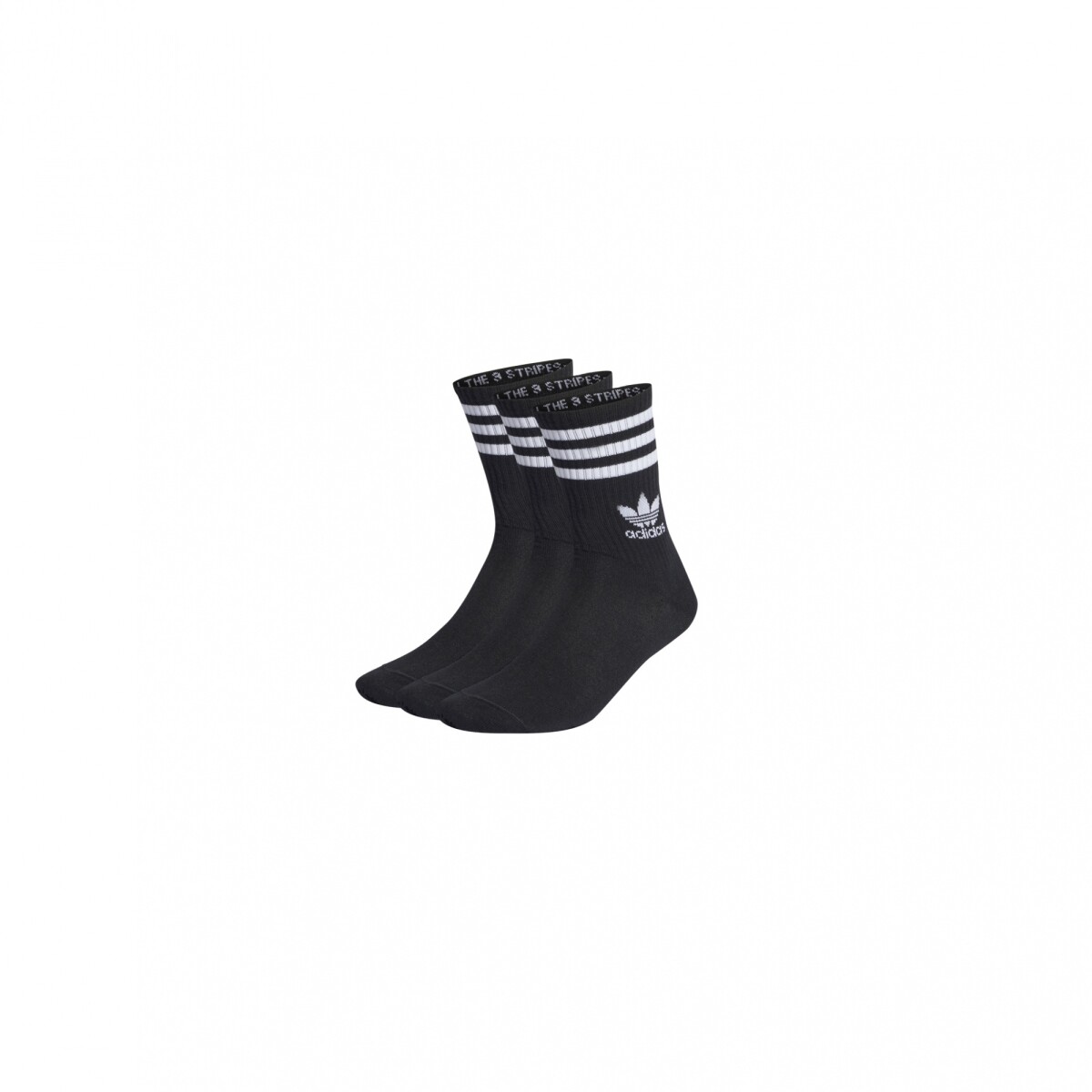 adidas Medias MID CUT - BLACK 