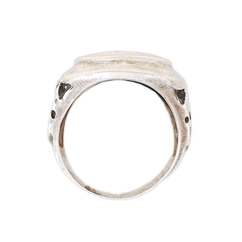 Anillo Circulo-Plata 925-Piedra Nacar-AN3387 conpiedra