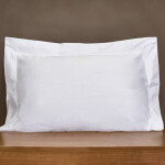 Funda Finezza Ajour 600 Hilos Blanco Bordado Blanco 45 x 45