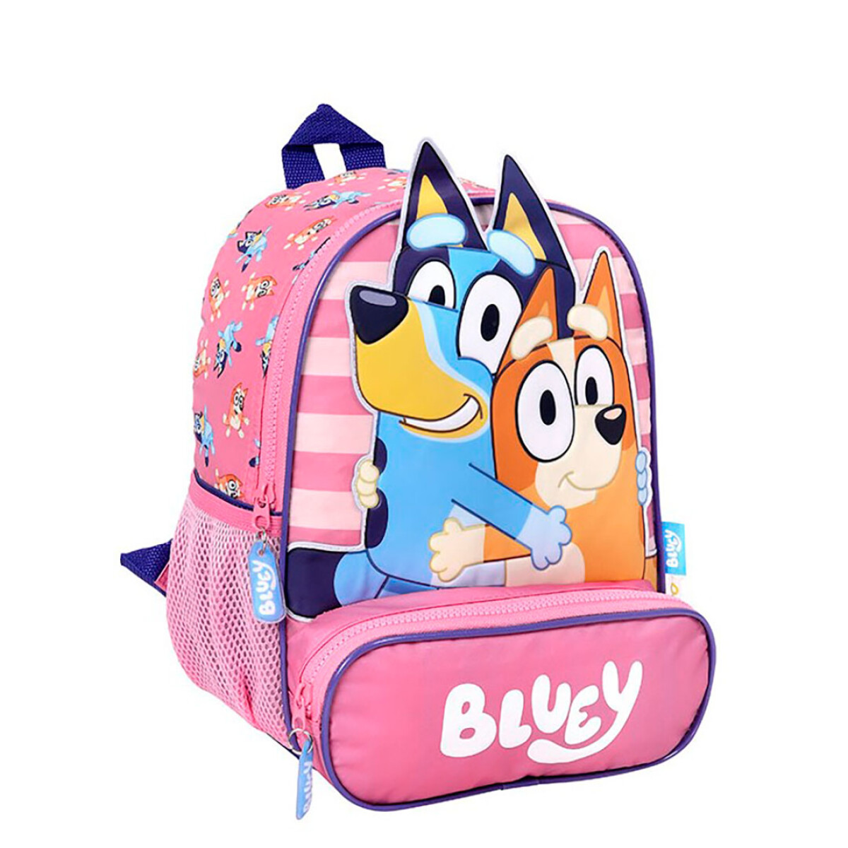 Mochila Bluey 3D 12 Pulgadas - Rosado 
