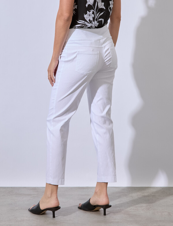 Pantalon Pretina Ancha BLANCO