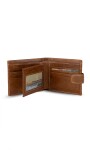 BILLETERA CUERO VULCANO WHISKY