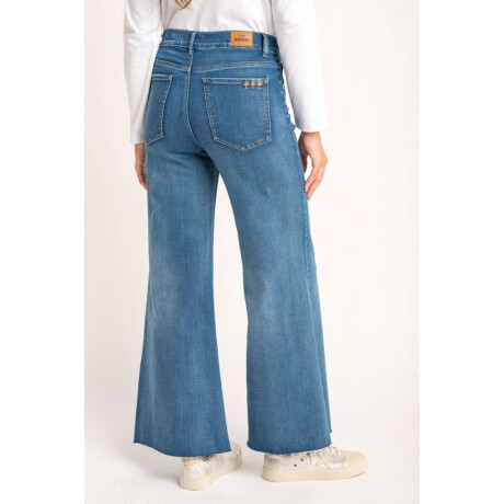 Jean Flared Wide Leg Denim
