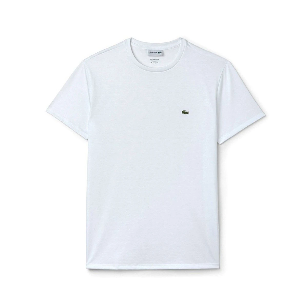 REMERA LACOSTE CREW - White 