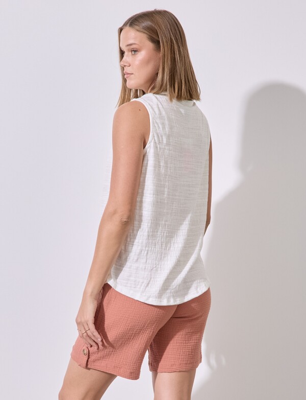 Musculosa Frunces CRUDO