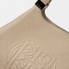 Bolso Eterial en cuero graneado Taupe Niquel