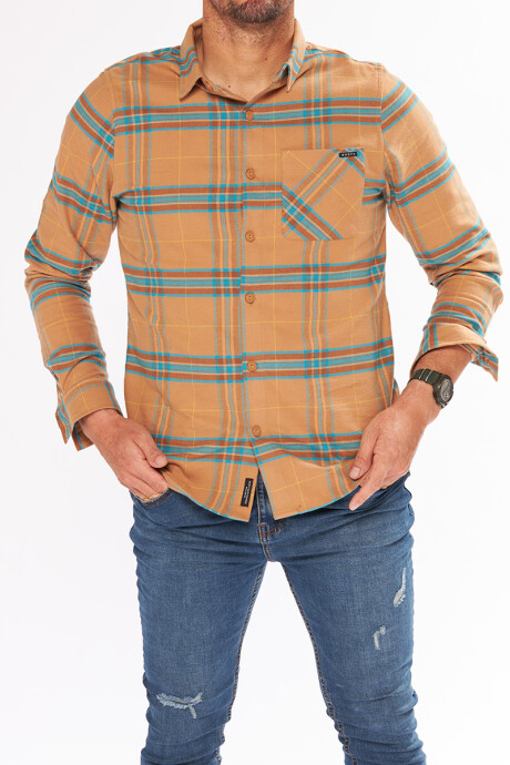 CAMISA TAGO RUSTY MarrÓn