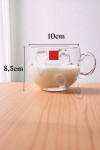 Taza de vidrio 450 ml - transparente Taza de vidrio 450 ml - transparente