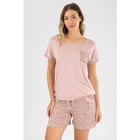 Solange pijama Rosa antique