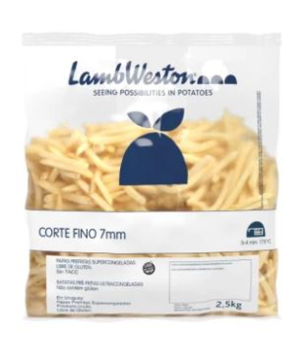 Papas Fritas Lambweston Corte Fino 2.25Kg 