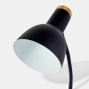 LAMPARA NEGRA/BAMBU 40X14CM Unica