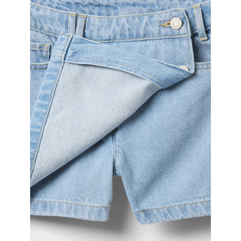 V-DENIM SKORT LIGHT WASH