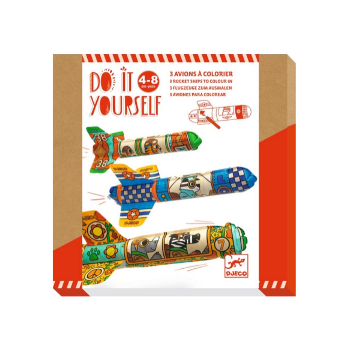 Set de manualidades para hacer cohetes Do it yourself 