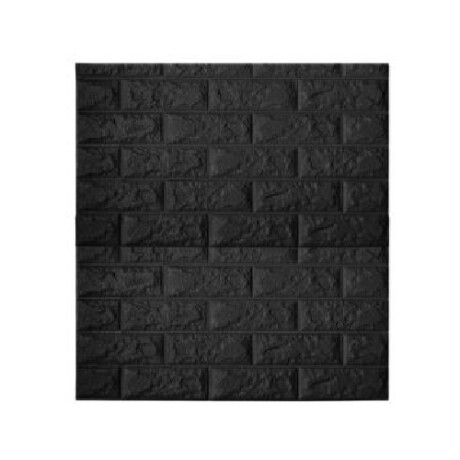 Revestimiento Adhesivo 3D Ladrillo 70x70cm NEGRO