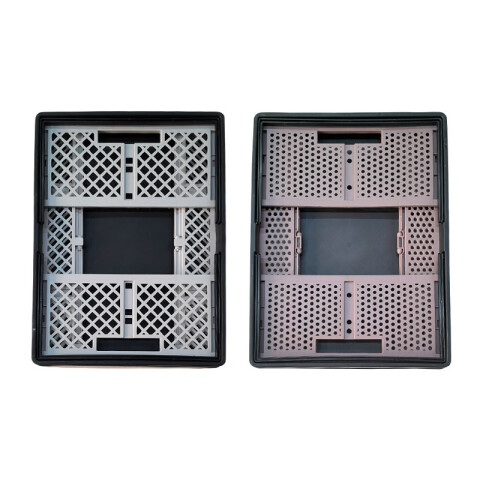 Canasto organizador plegable con asas Canasto Organizador Plegable Con Asas