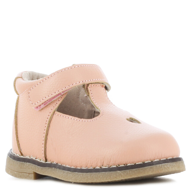 Zapato de Niña Mini Miss Carol CERSEI con velcro y calado Rosado