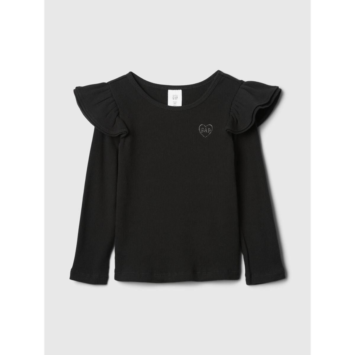 V-JPN LS RFL RIB T - BLACK 