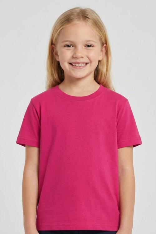 Remera cuello redondo ICONIC 150 FUCSIA