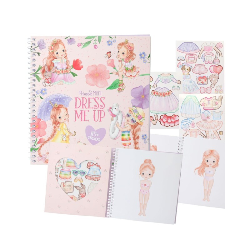 Libro con stickers Top Model - Dress me up Princess Mimi Libro con stickers Top Model - Dress me up Princess Mimi