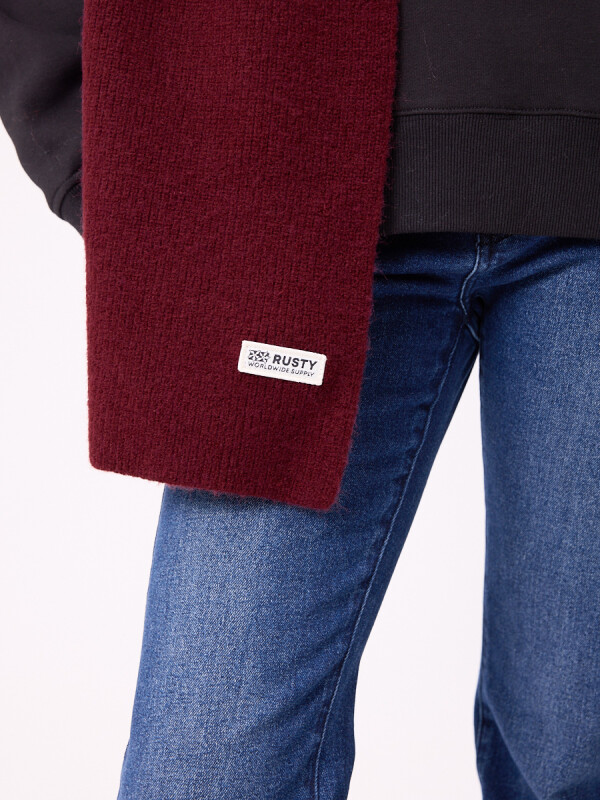 BUFANDA QUIVRA RUSTY Bordeaux