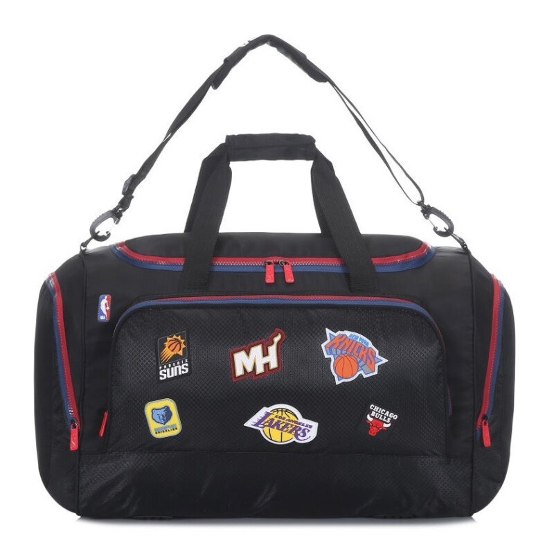 Bolso NBA Deportivo Clásico Negro - Rojo - Azul