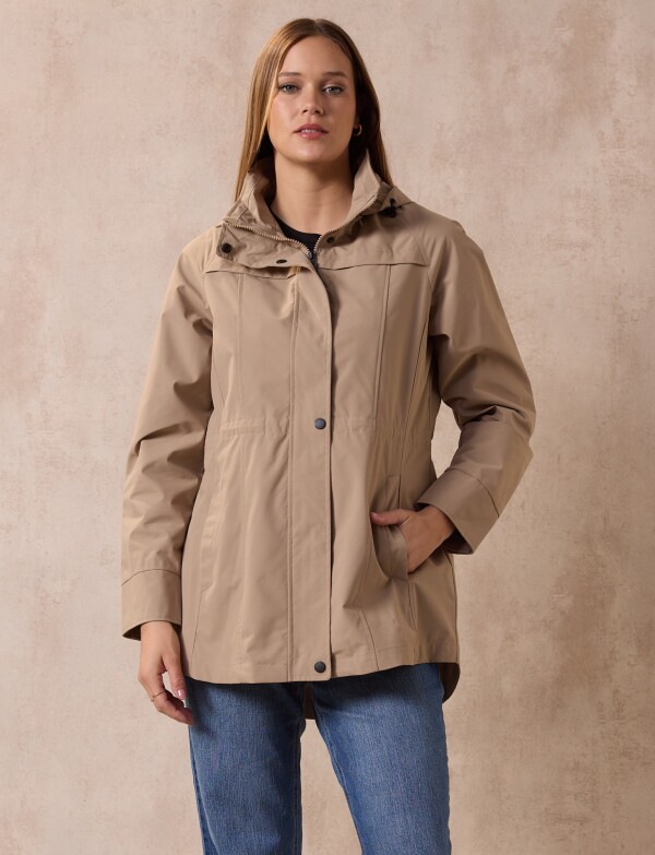 Campera Impermeable BEIGE