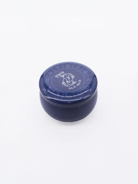 VELA ZODIACO PISCIS AZUL