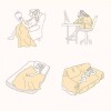 Manta para Sillon y Cama con diseños Rayas 280cm