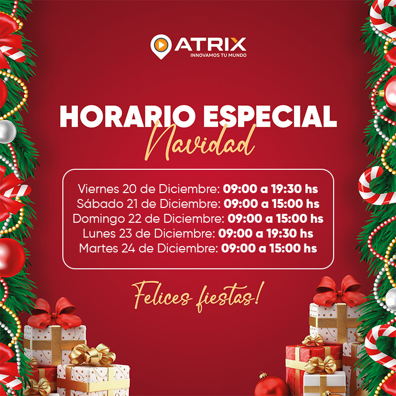 Horarios Navidad 2024