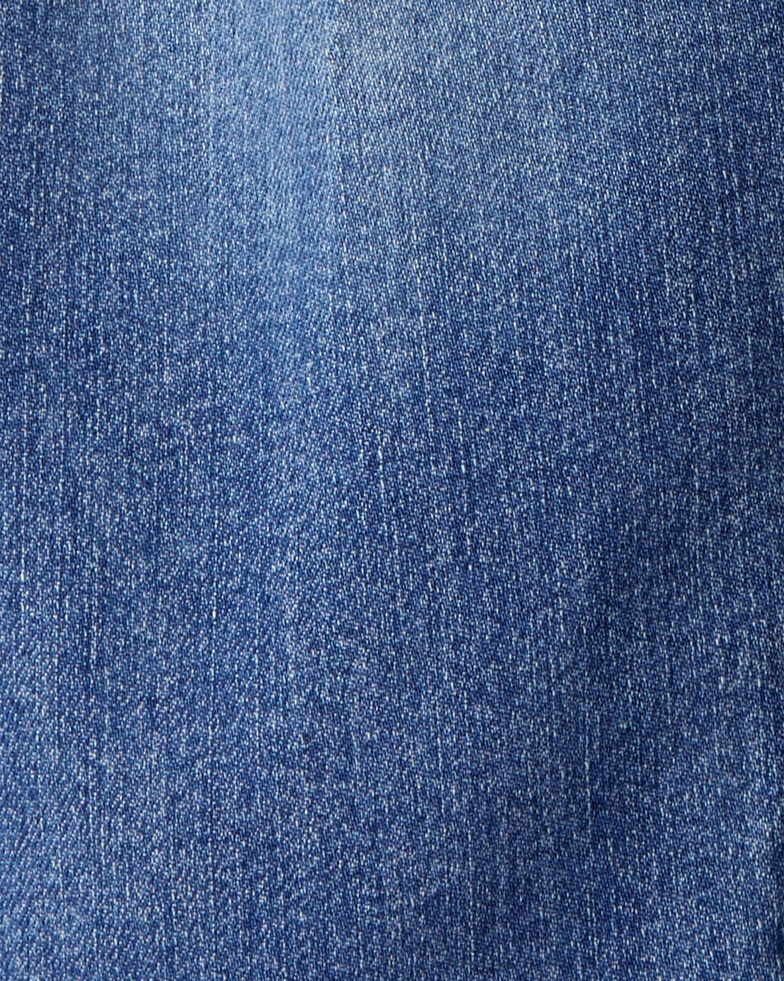 Pantalón jean, azul, bolsillo corazón Sin color