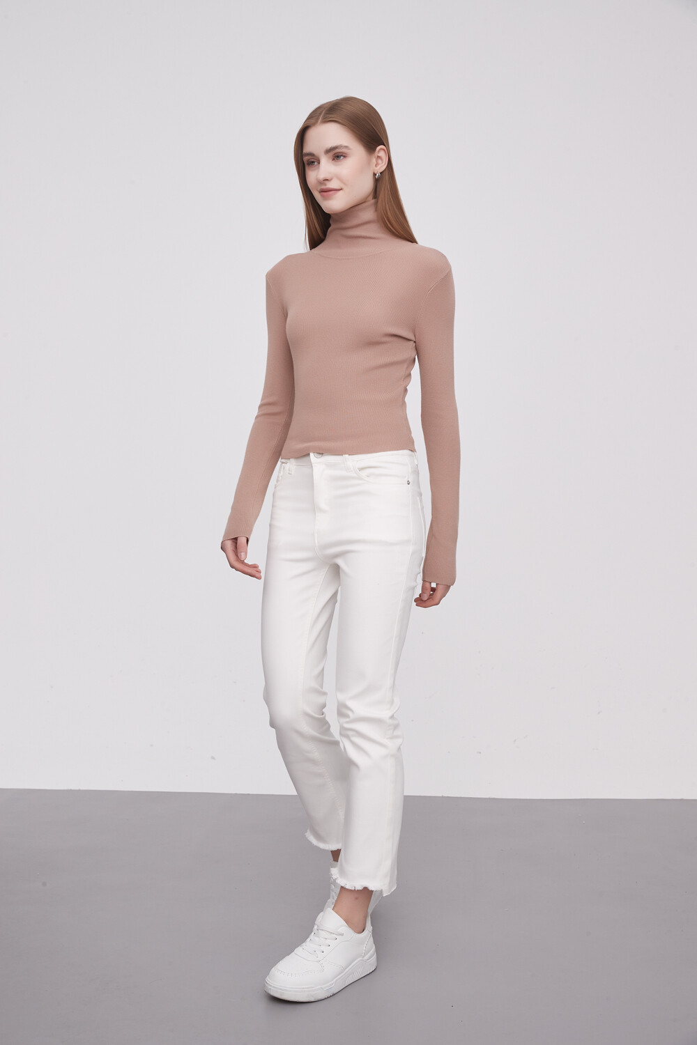 Polera Progo Beige Oscuro